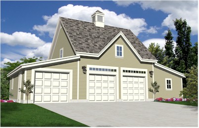 Garage with Workshop - TodaysPlans.com