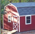 Barn Style, Gambrel Roof Shed, Yard Barn or Hobby Shop