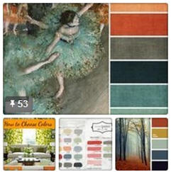 Accent, Art and Craft Color Palettes Board on Pinterest