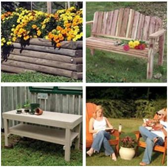 Free Backyard Furniture Plans from Extreme How-To Magazine