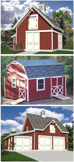 Barn Building Plans - Download professional building plans for dozens of small barns, workshops, car barns, country garages, pole barns and big, barn-style sheds. The BarnBuilding101.com plan set costs just $29 and comes with a 60 day money-back guarantee.