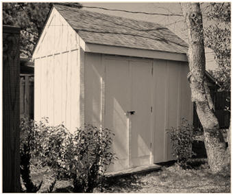 Free Storage Shed Plans from SouthernPine.com - These free plans for a practical 8'x10' storage shed include a complete material list and step-by-step building instructions.