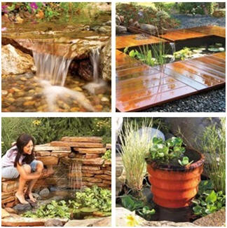 Free Backyard Pond, Fountain, Waterfall and Water Garden Project Plans and Building Guides from FamilyHandyman.com