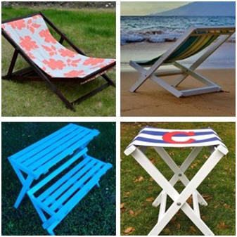 Here's some attractive, lightweight, folding outdoor furniture that you can build on your own. You'll find free, illustrated how-to building instructions and plans at AnnaWhite.com.