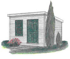 Free 8'x10' Shed Plans from Just Sheds, Inc.