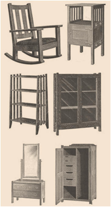 Build Authentic Mission-Style Furniture from Free Heirloom Plans  VintageInternetPl... offers free, downloadable copies of the exact same project plans that woodworkers used in the late 19th century and early 20th century to create the simple, sturdy oak and ash furniture that antique collectors seek out today. Just click through to print your plans.