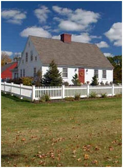 Beautiful, Authentic Cape Cod Home Building Kits from EarlyNewEnglandHomes.com