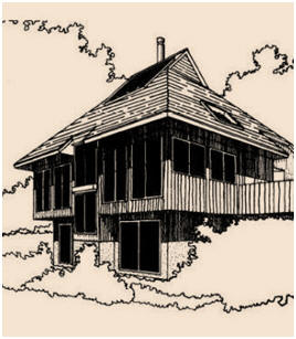 Free Passive Solar Home Designs for the Northeast United States at BuildItSolar.com - Download any of fifteen design studies for passive solar, super insulated and earth-bermed homes that were planned for construction in the Northeastern states.