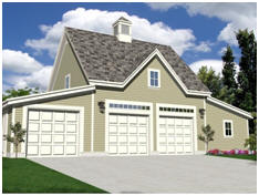 Oak Lawn Garage and Workshop - Download free building plans at TodaysPlans.com