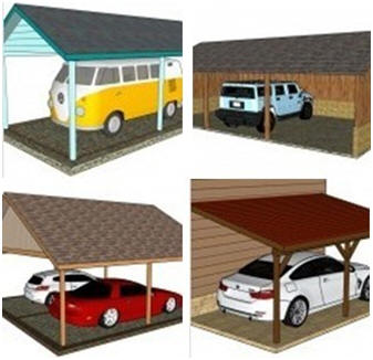 Free Carport Plans from MyOutdoorPlans.com